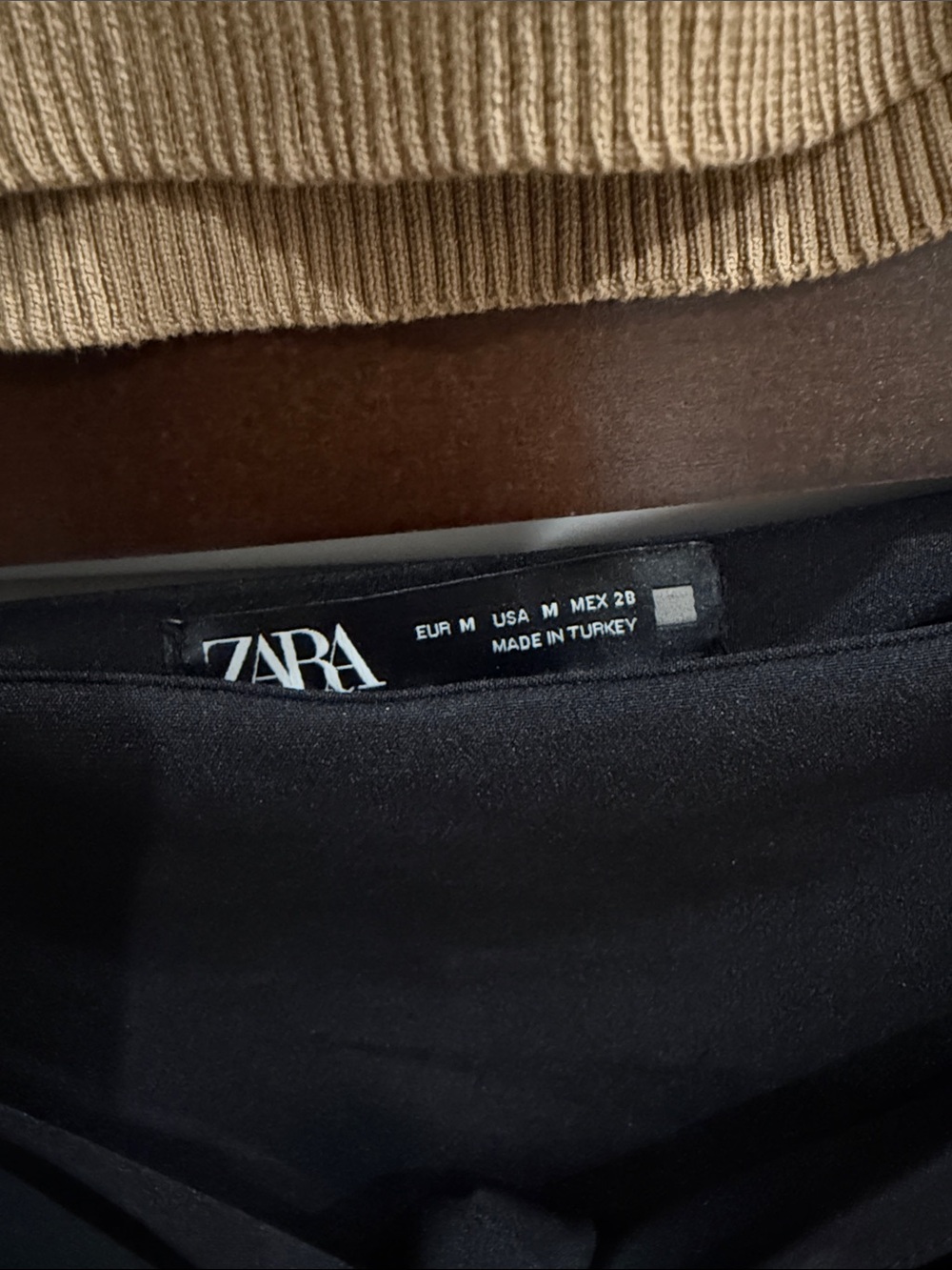 ZARA Ribbed Crop Tank in Tan - Picture 5 of 7